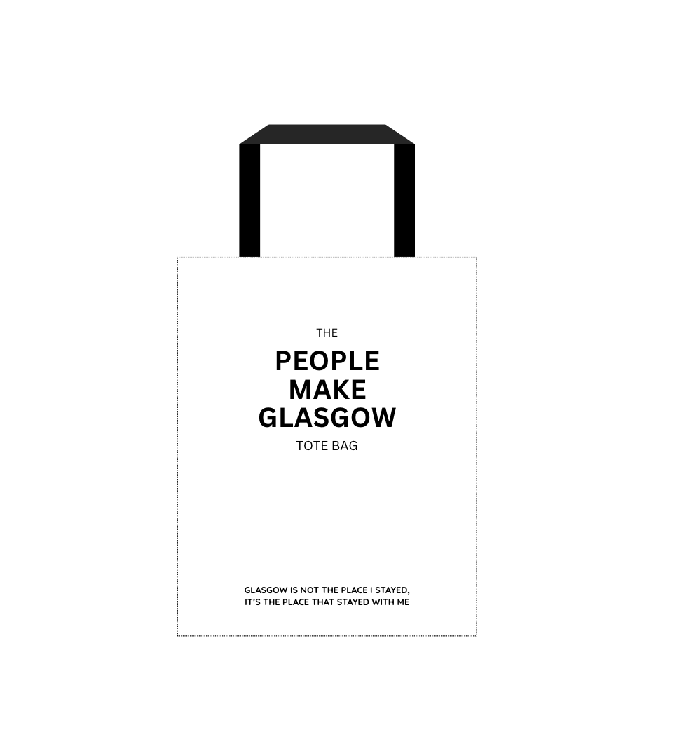 Knock Nook Desigan Canvas bag - People Make Glasgow