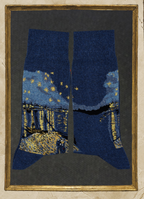 Vincent van Gogh - star night over the Rhone Sock