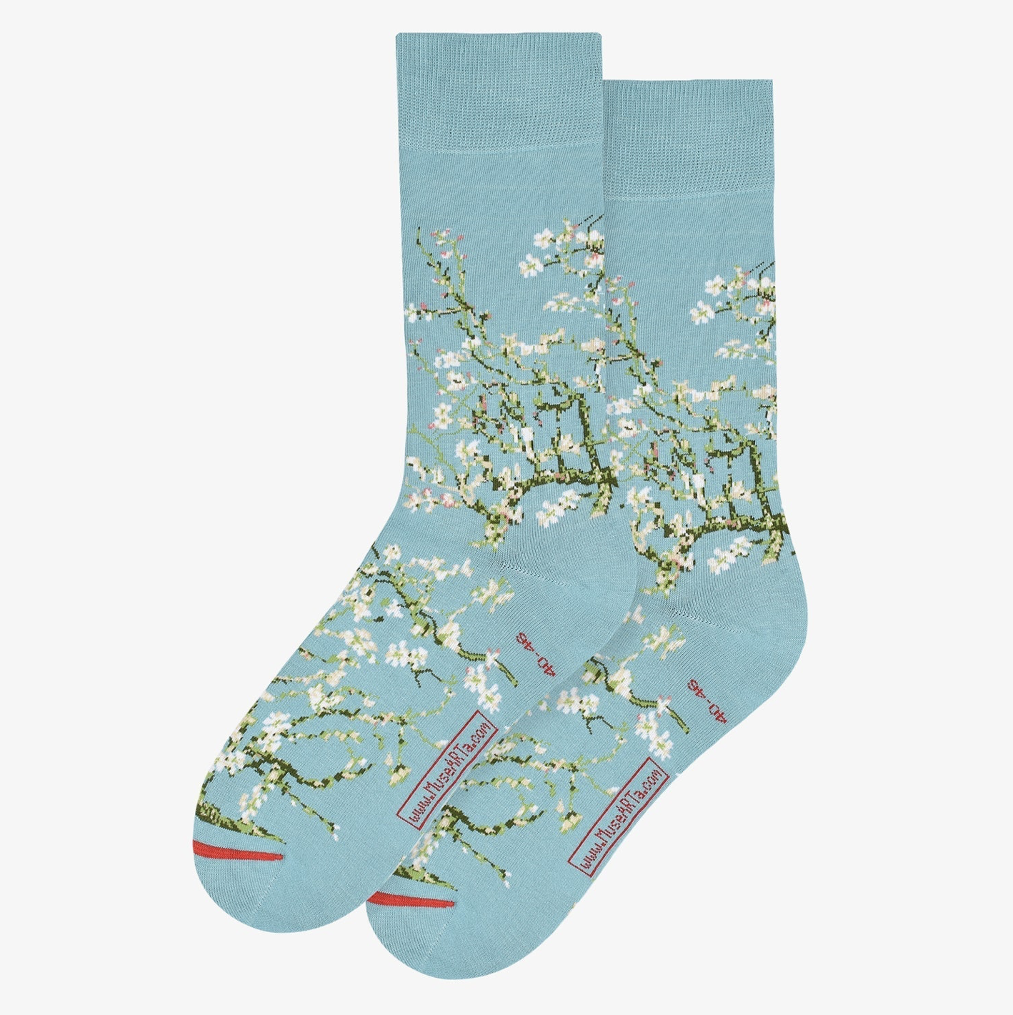 Vincent van Gogh - flowering almond branches Sock