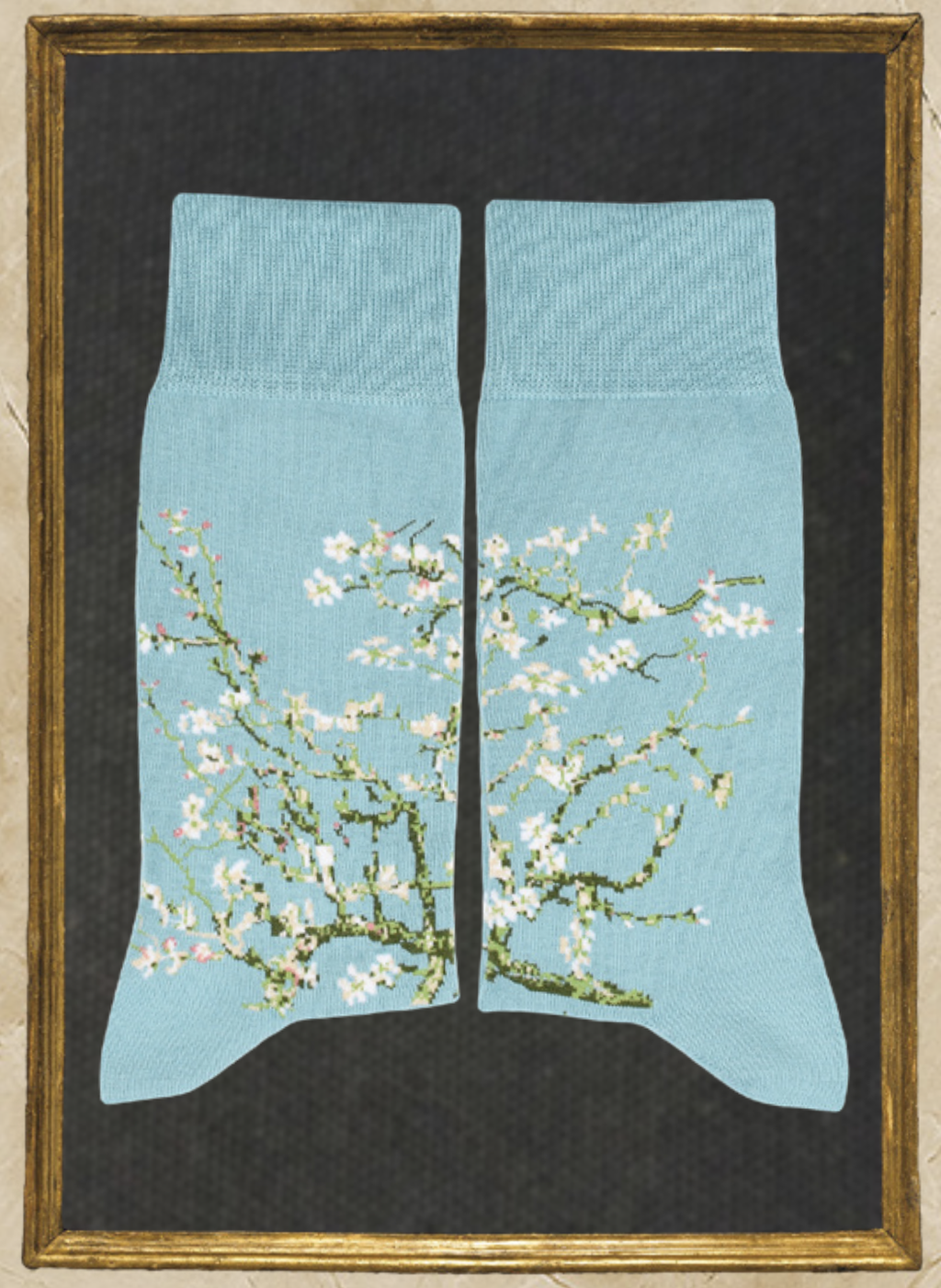 Vincent van Gogh - flowering almond branches Sock