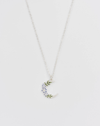 Fable Nightshade Moon Silver Chain Necklace
