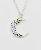 Fable Nightshade Moon Silver Chain Necklace