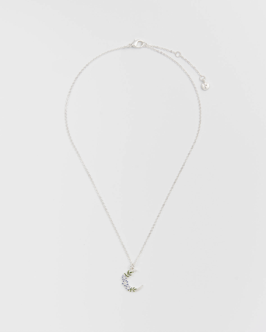 Fable Nightshade Moon Silver Chain Necklace