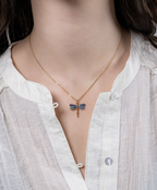 Fable England Dragonfly Pendant Necklace