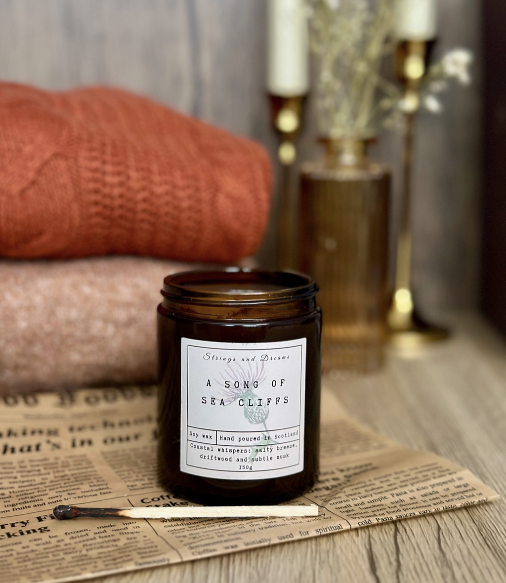A Song of Sea Cliffs Soy Wax Candle