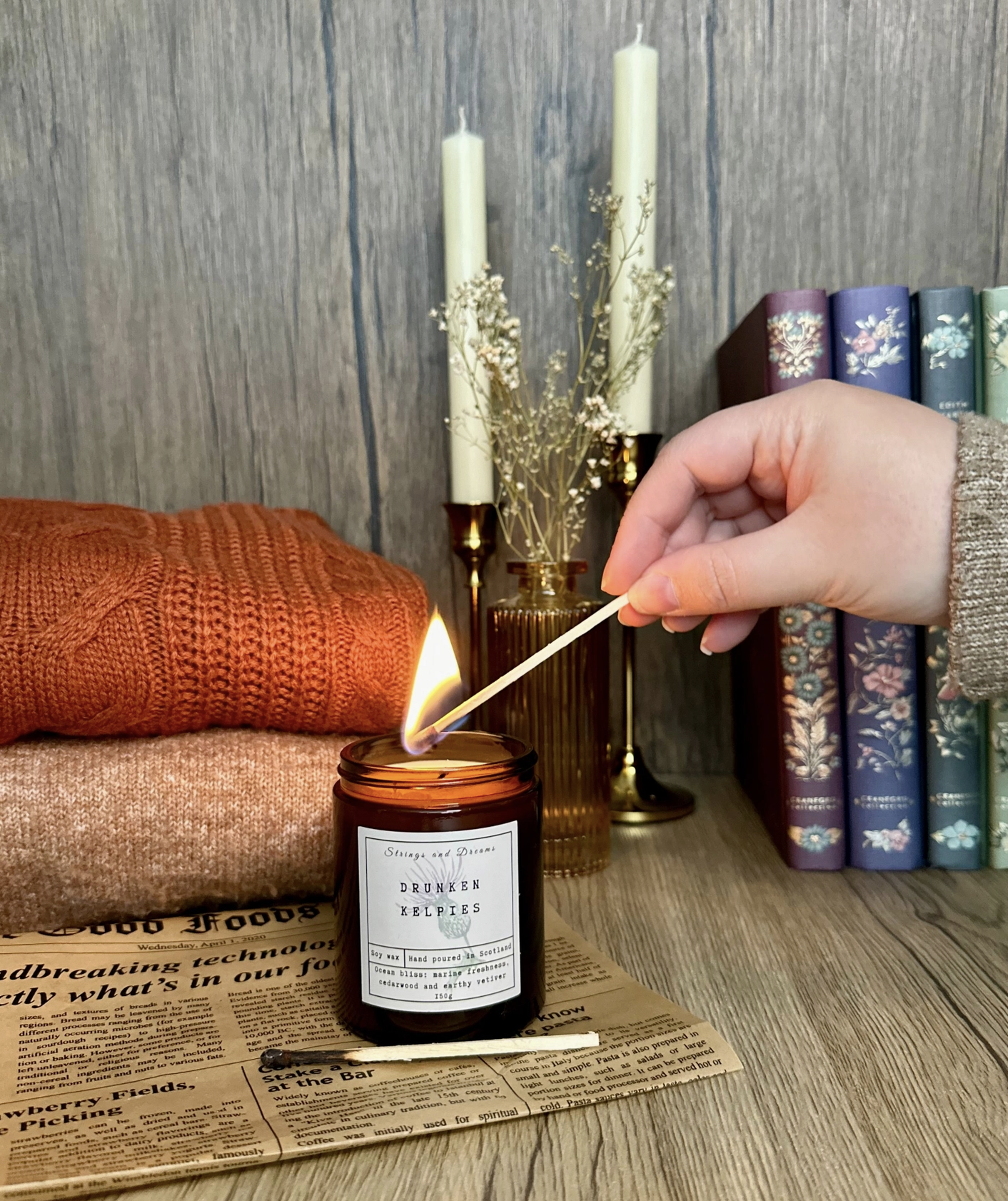 Drunken Kelpies Soy Wax Candle