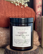 Rhubarb Crumble Pie Soy Wax Candle