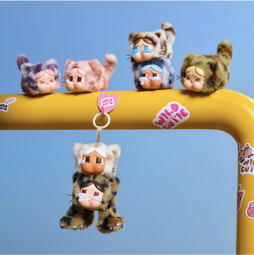 POP MART - CRYBABY - Wild but Cutie Series - Vinyl Plush Pendant Blind Box - No return & refund & exchange - Resale