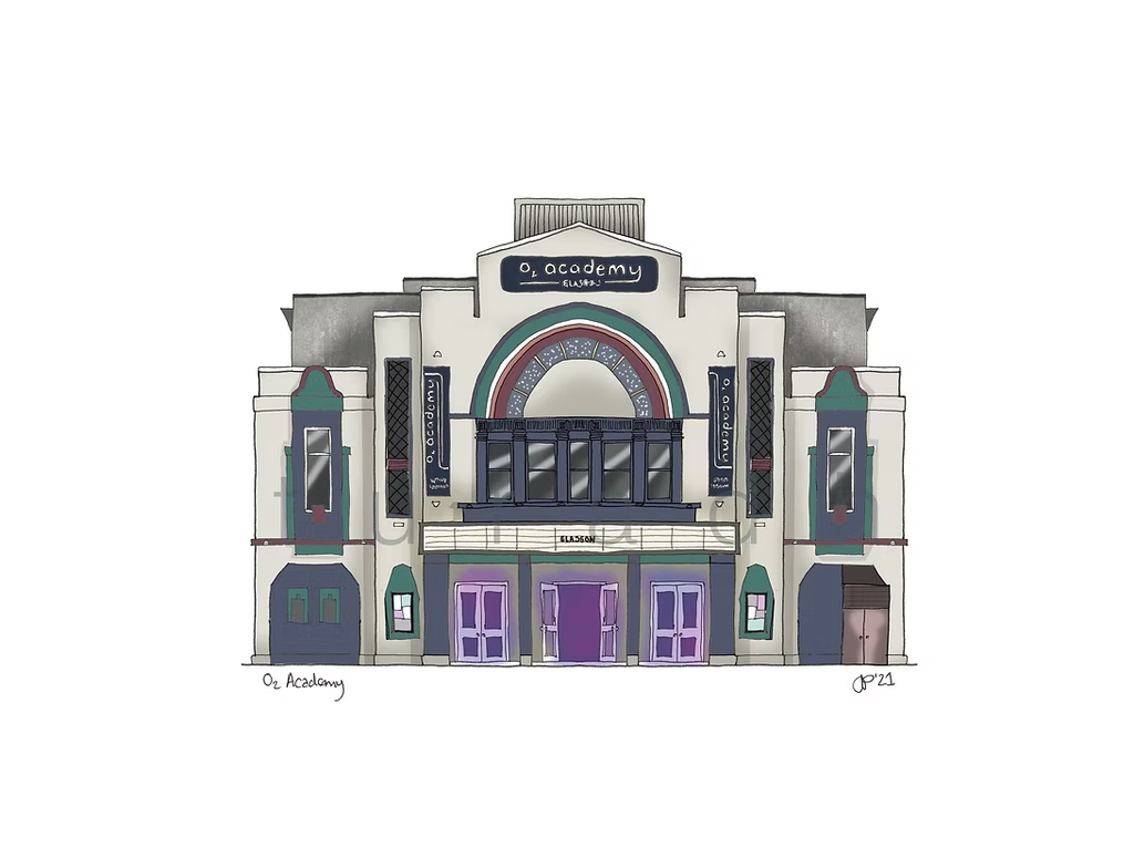 Glasgow Music Greeting Card - Turadh Design Co