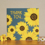 Sunflowers Thank you card