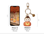 POP MART - Labubu - Happy Halloween Party Series- LABUBU Luminous Pumpkin Pendant - No return & refund & exchange - Resale