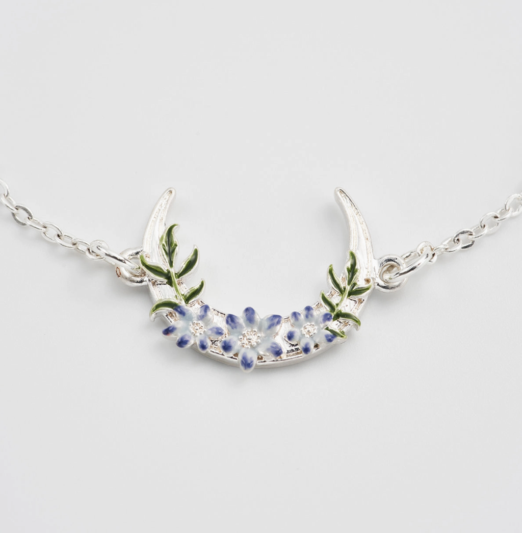Fable Nightshade Moon Silver Chain Bracelet