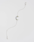 Fable Nightshade Moon Silver Chain Bracelet
