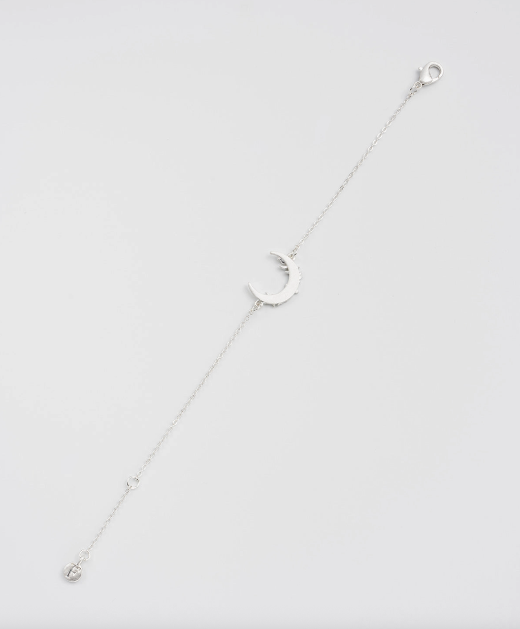 Fable Nightshade Moon Silver Chain Bracelet