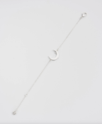 Fable Nightshade Moon Silver Chain Bracelet