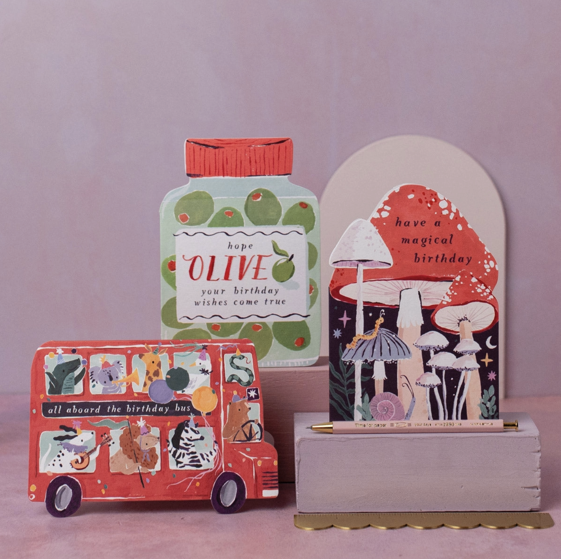 Party Bus Kids Birthday Card