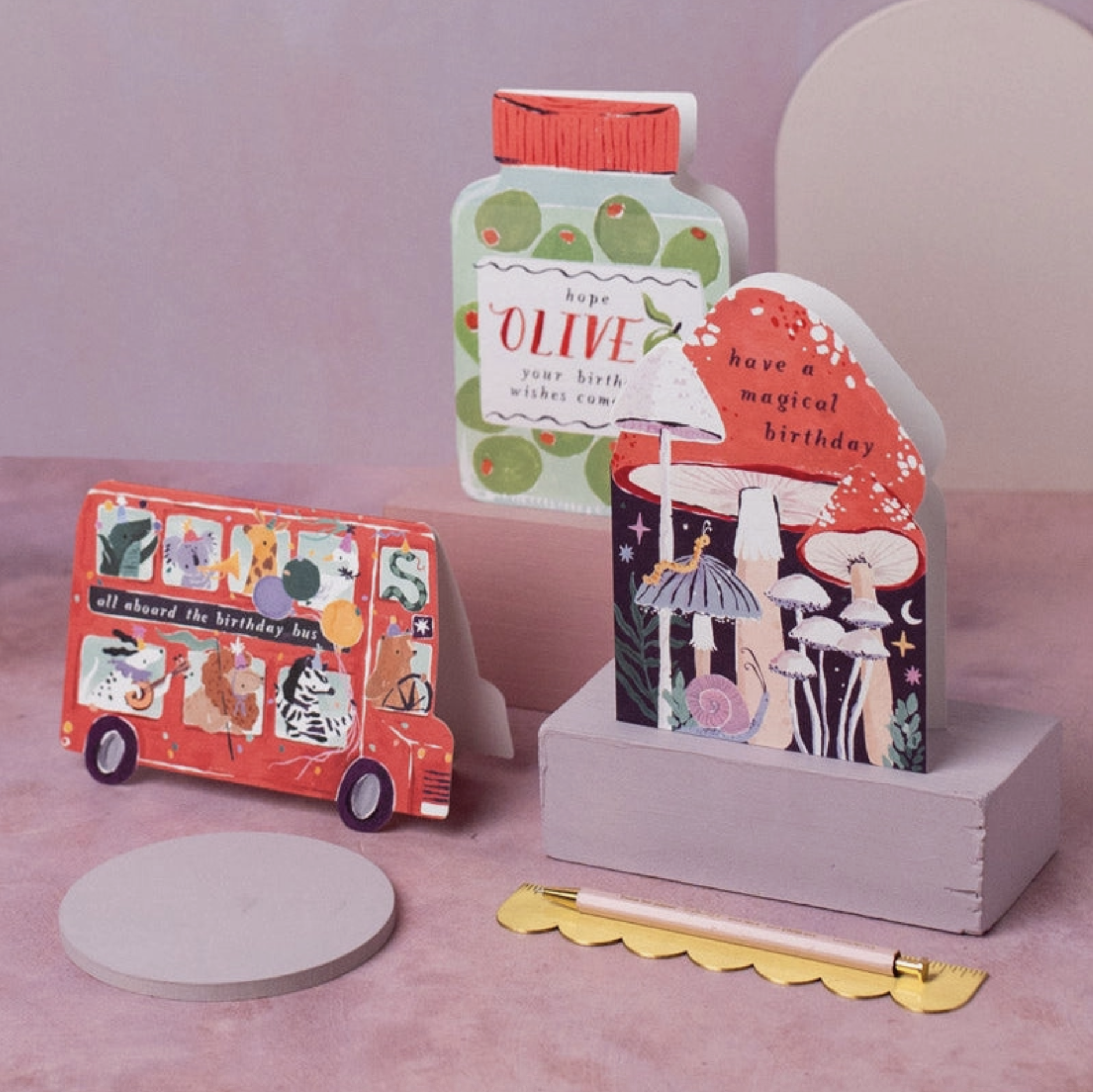 Party Bus Kids Birthday Card