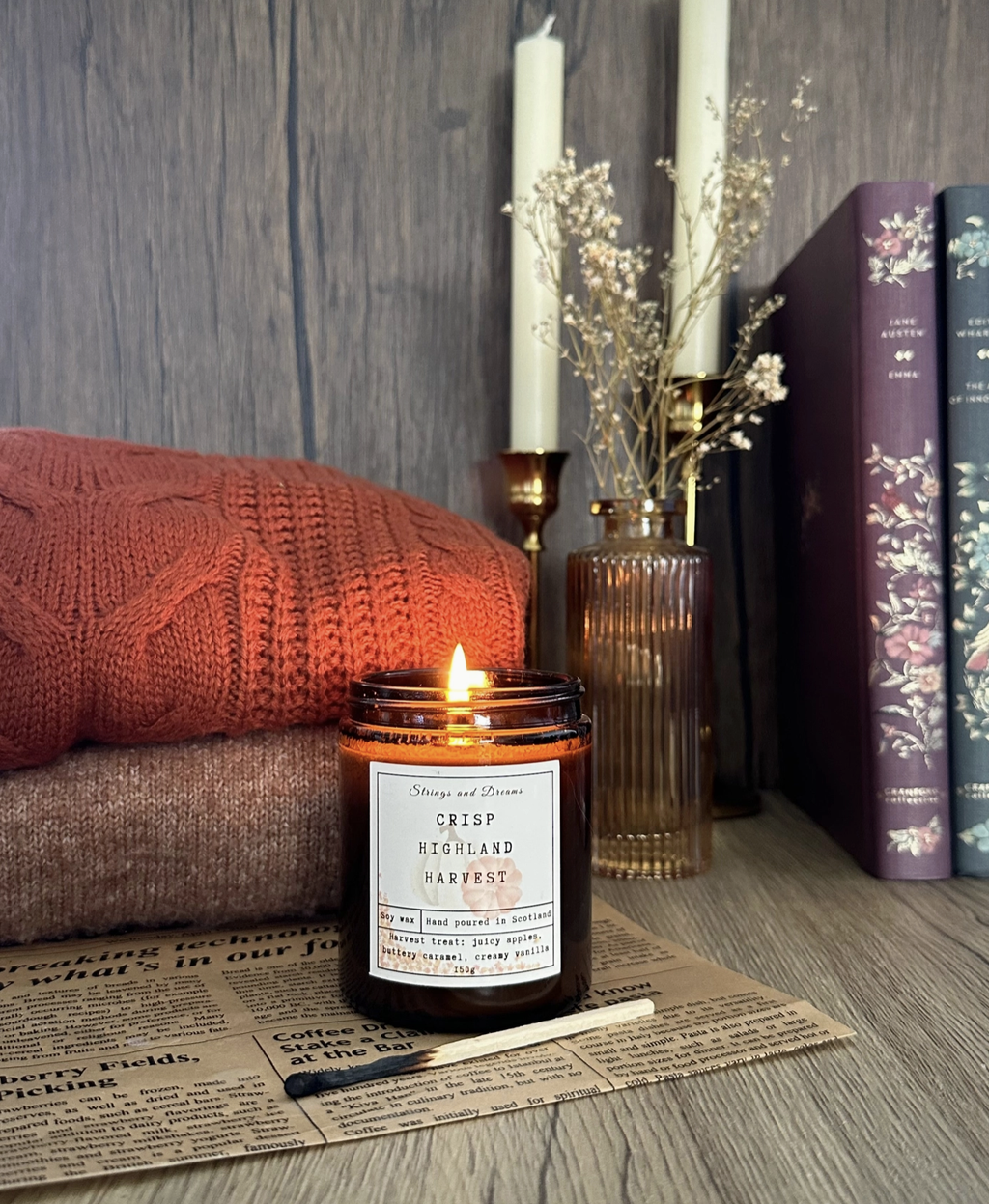 Crisp Highland Harvest Soy Wax Candle