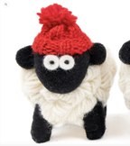 Islander Erin Knitwear Bobble Hat Sheep Keyring