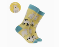 Fluffy Lamb Socks-Yellow/ S