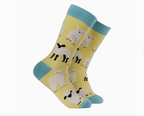 Fluffy Lamb Socks-Yellow/ S