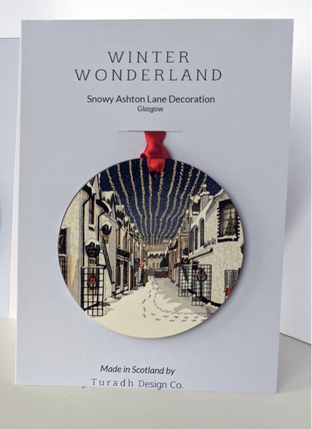 Turadh Design  Xmas Snowy Hanging Decorations