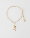 Fable Enamel Dormouse Collector Chain Bracelet