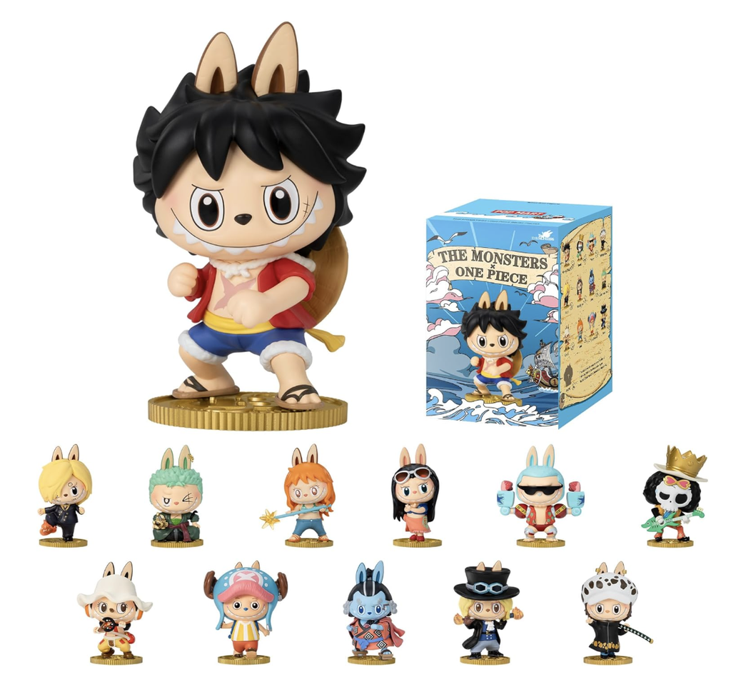 POP MART - Labubu - New The Monsters X One Piece Series Blind Box Figures - No return & refund & exchange - Resale