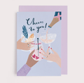 Cheers To You Card | Cocktail Birthday Cards | Congrats Card