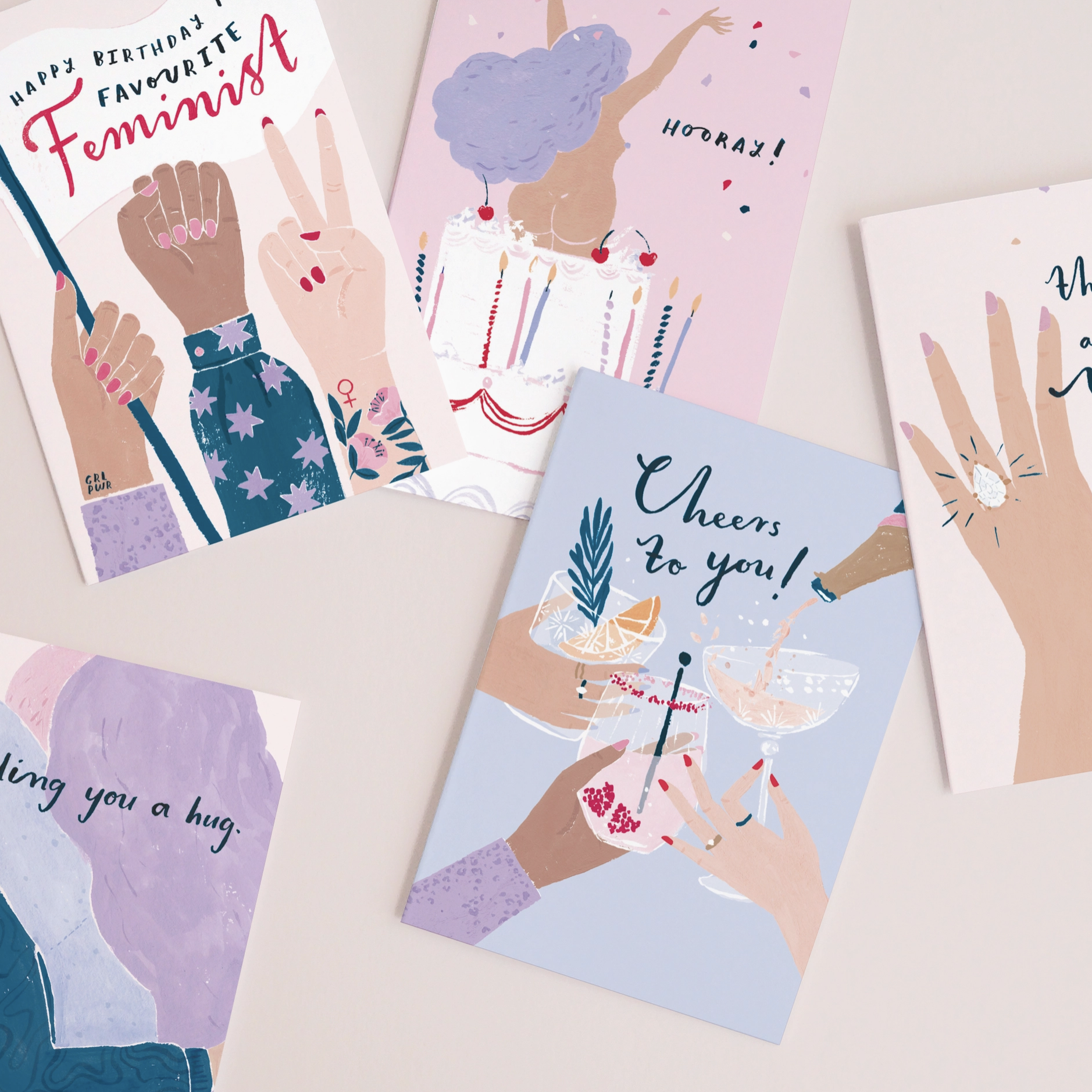 Cheers To You Card | Cocktail Birthday Cards | Congrats Card