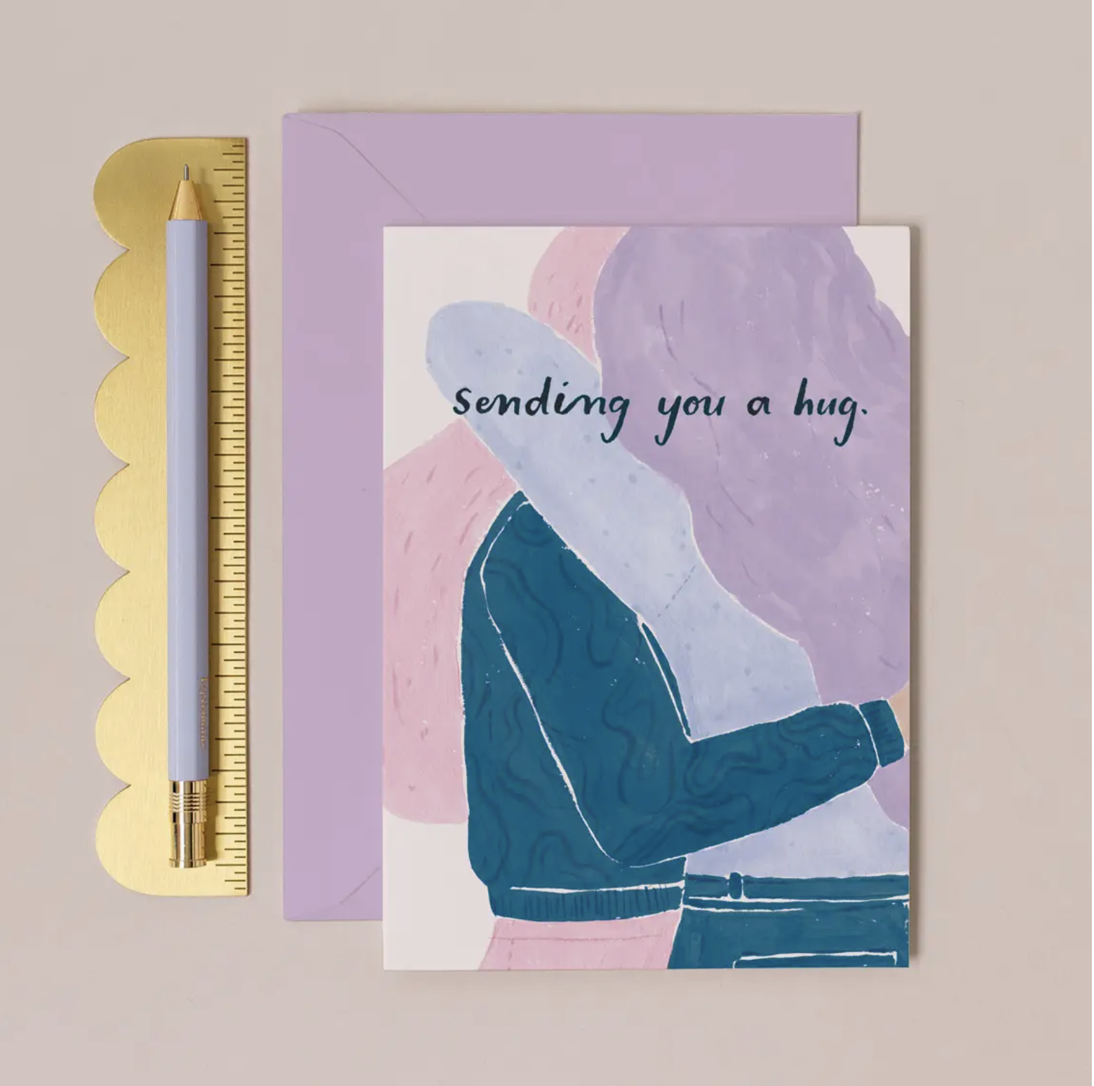 Sending You A Hug Card | Thinking of You Card | Sympathy