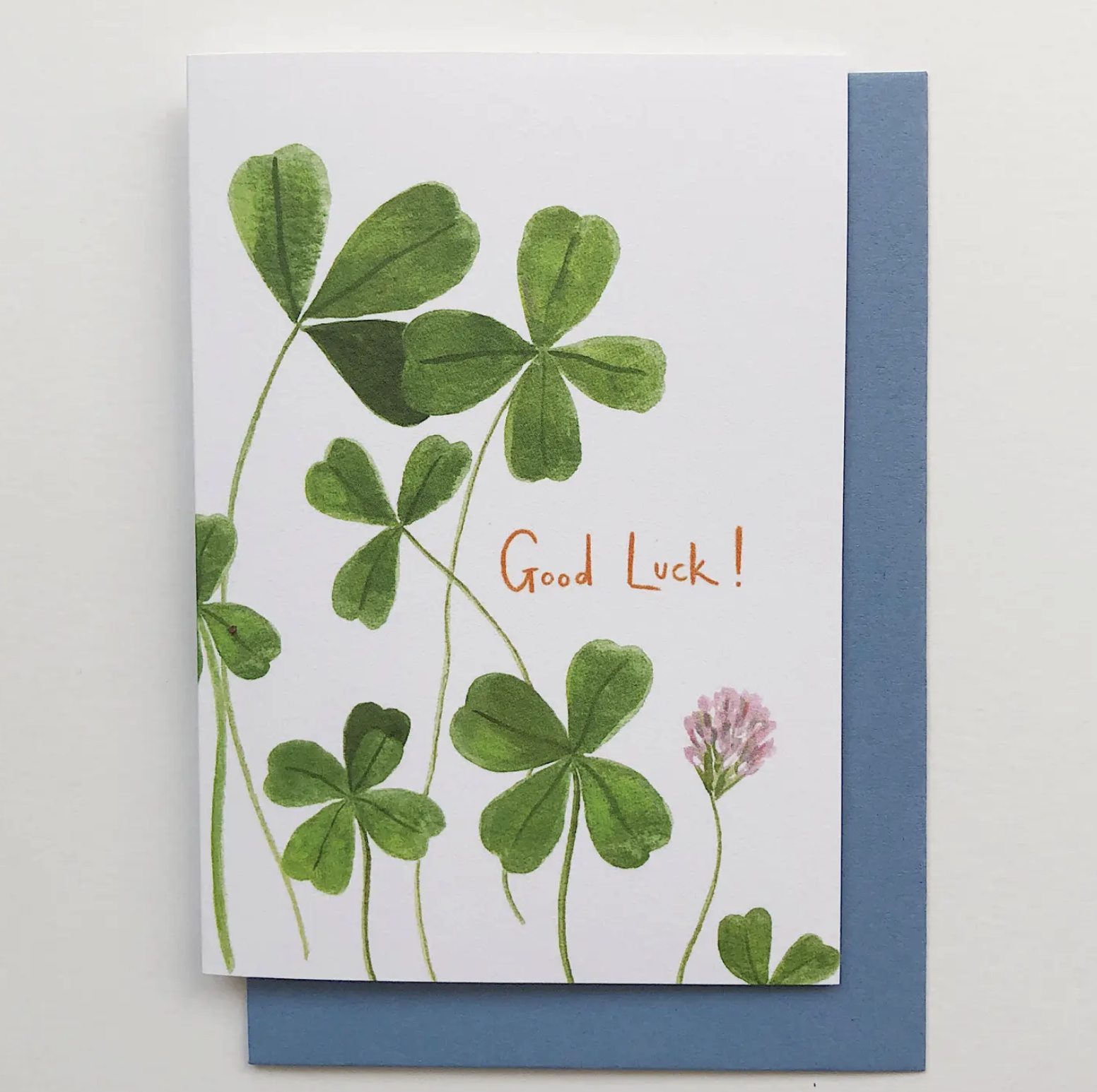Good Luck Clover Card | Exams | Test | New Job