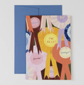 Rosettes Card | Thank You | Gratitude | Blank Inside