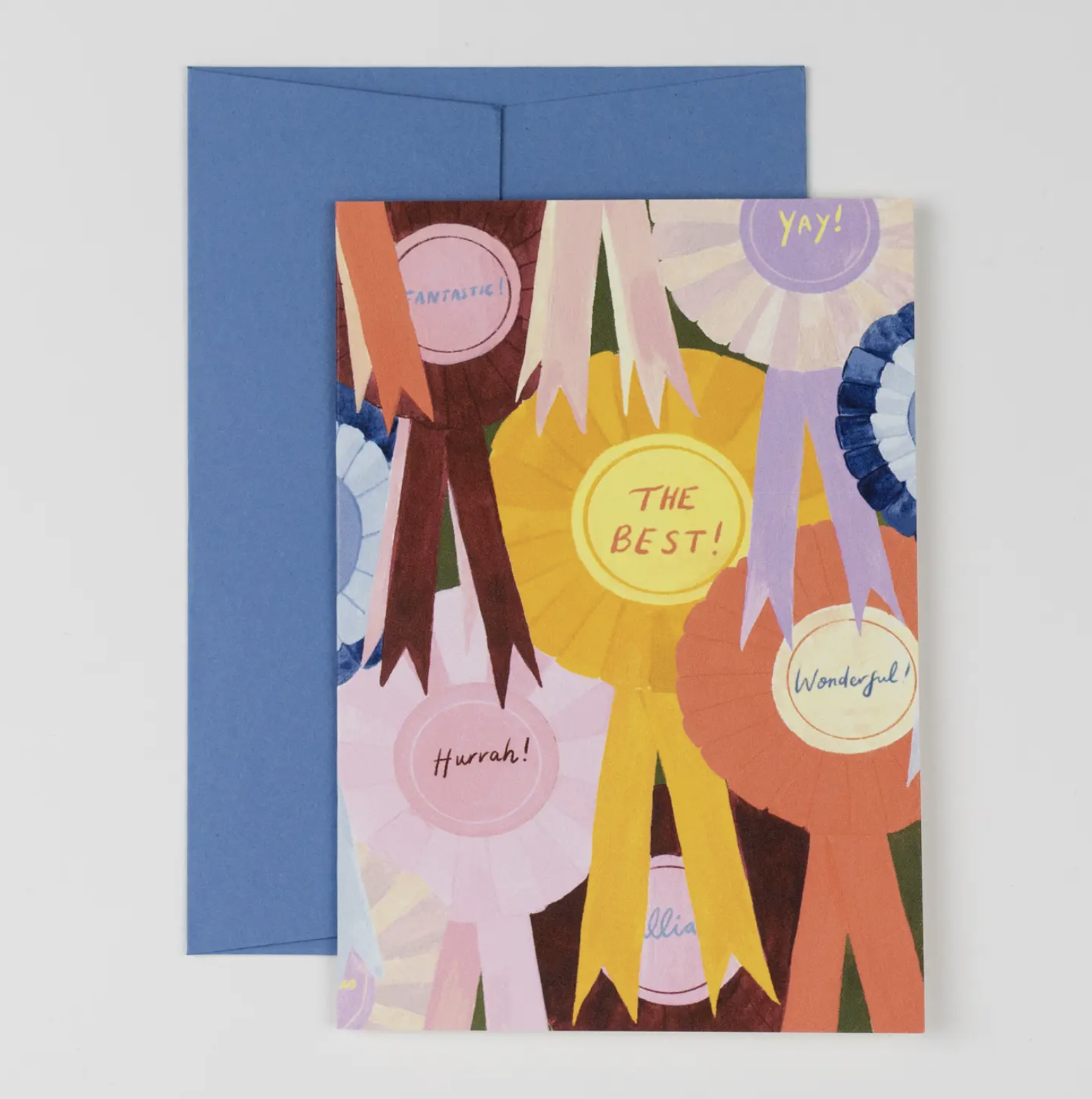 Rosettes Card | Thank You | Gratitude | Blank Inside