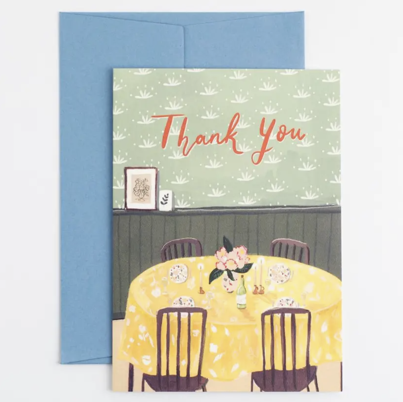 Super Supper Thank You Card | Dining Table | Dinner | Food