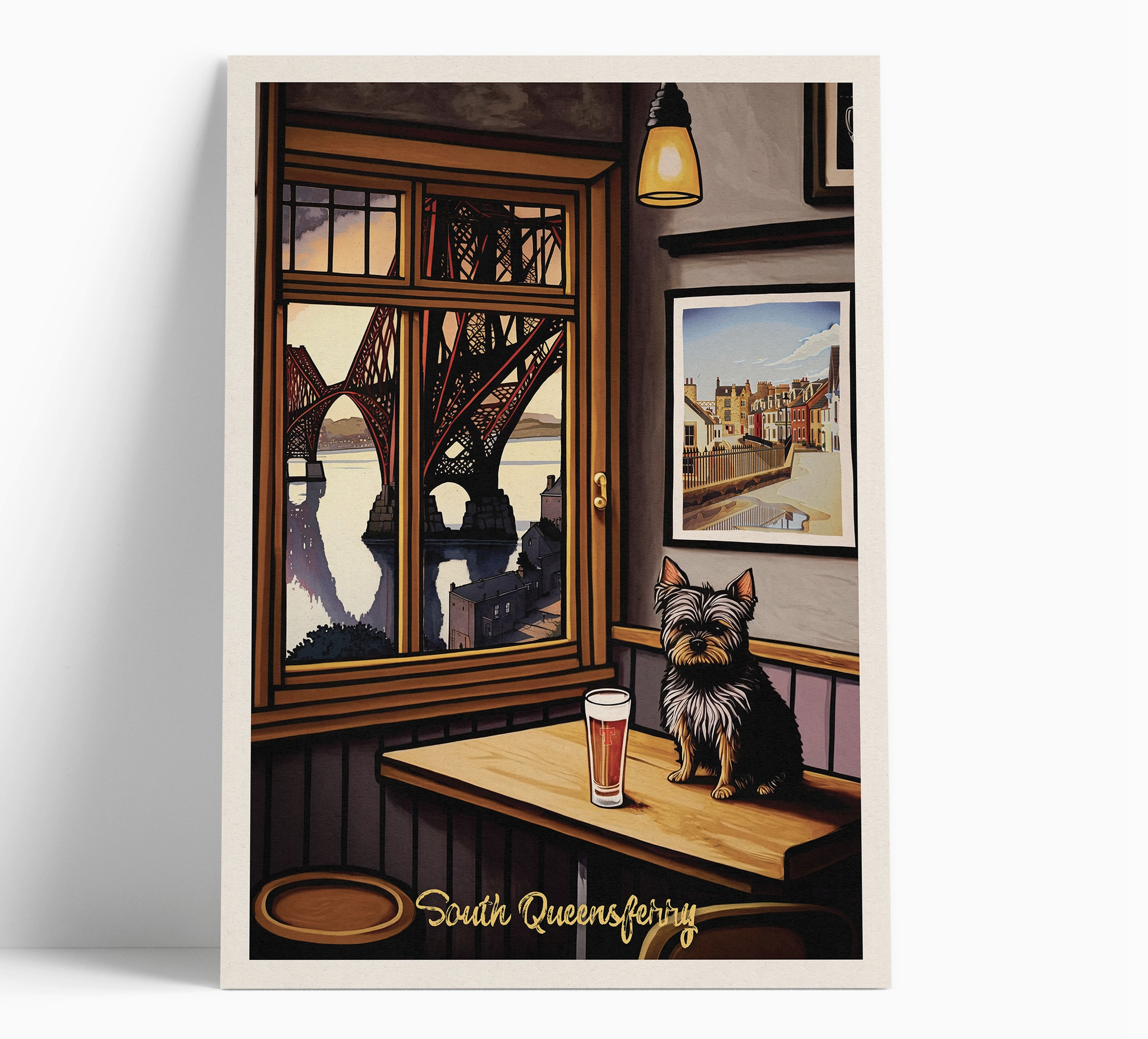 Illustrated print of Scotland - A4 Size