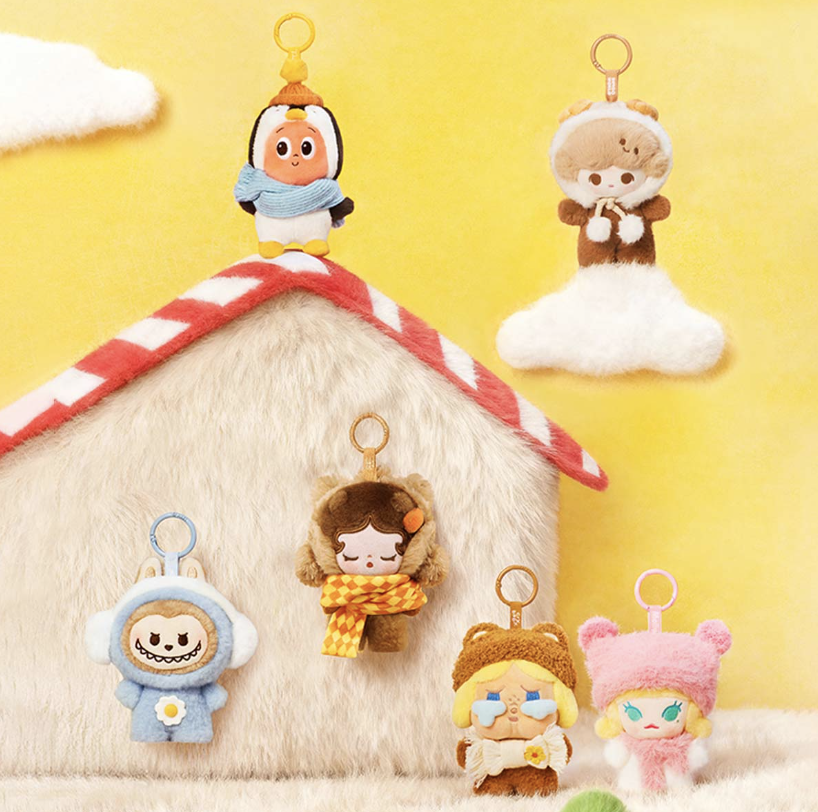 POP MART - POP BEAN Fluffy & Cozy Series-Plush Pendant Blind Box - No return & refund & exchange - Resale