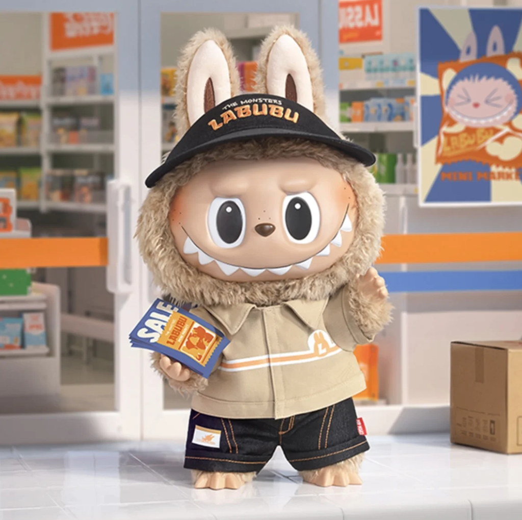 POP MART - Labubu - The Monster - The Naughty Cashier Vinyl Plush  - No return & refund & exchange - Resale