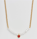 Fable Heart Pearl Necklace