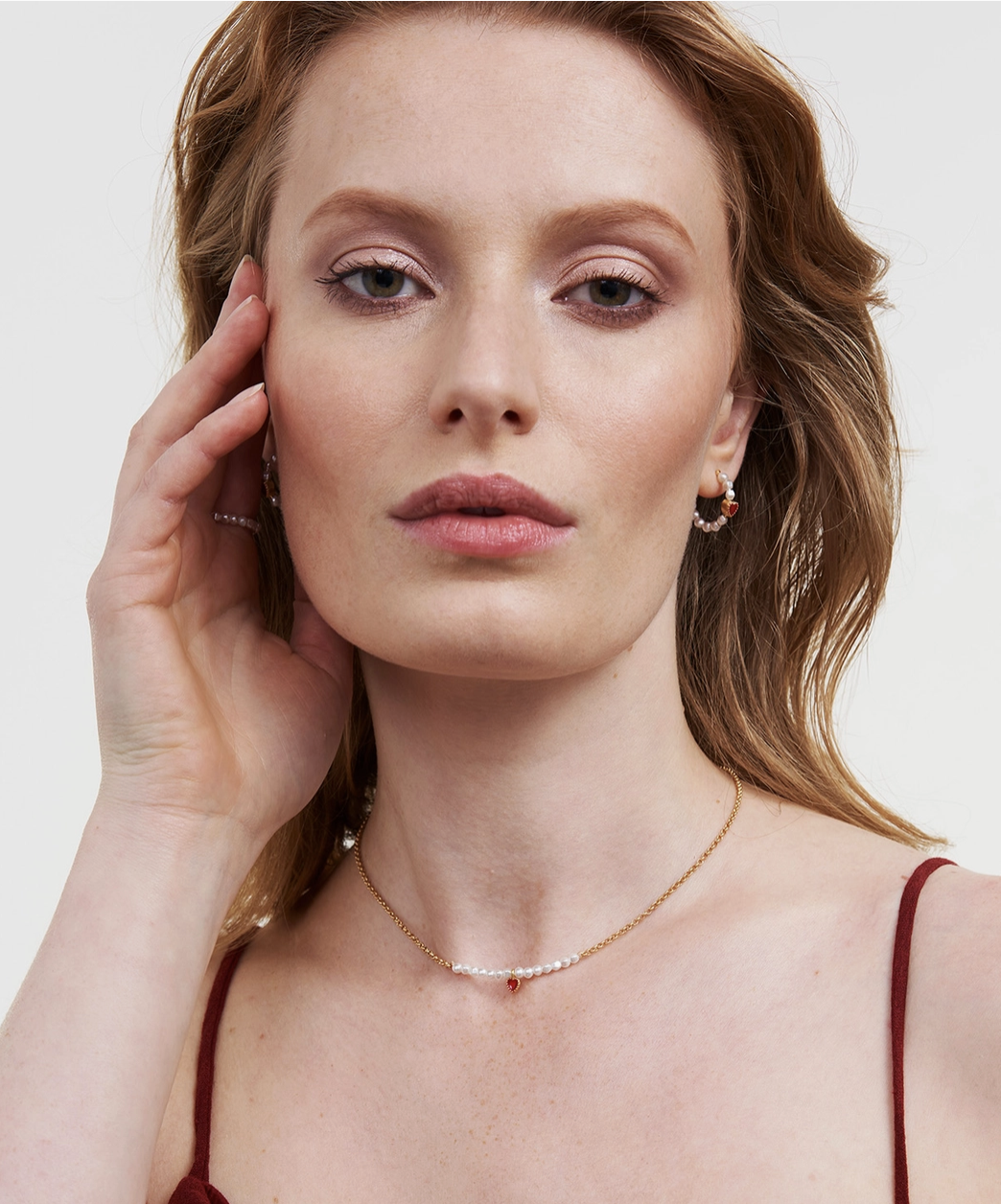 Fable Heart Pearl Necklace