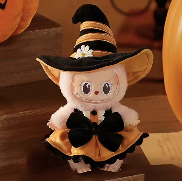 POP MART - Labubu - Magic of Pumpkin Mokoko (Pop Land Exclusive) Vinyl Plush Pendant - No return & refund & exchange - Resale