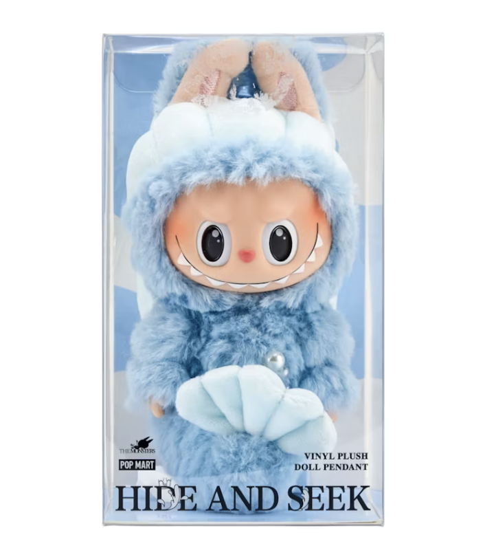 POP MART - Labubu -The Monsters - Singapore Limited Hide and Seek Vinyl Plush Keychain - No return & refund & exchange - Resale