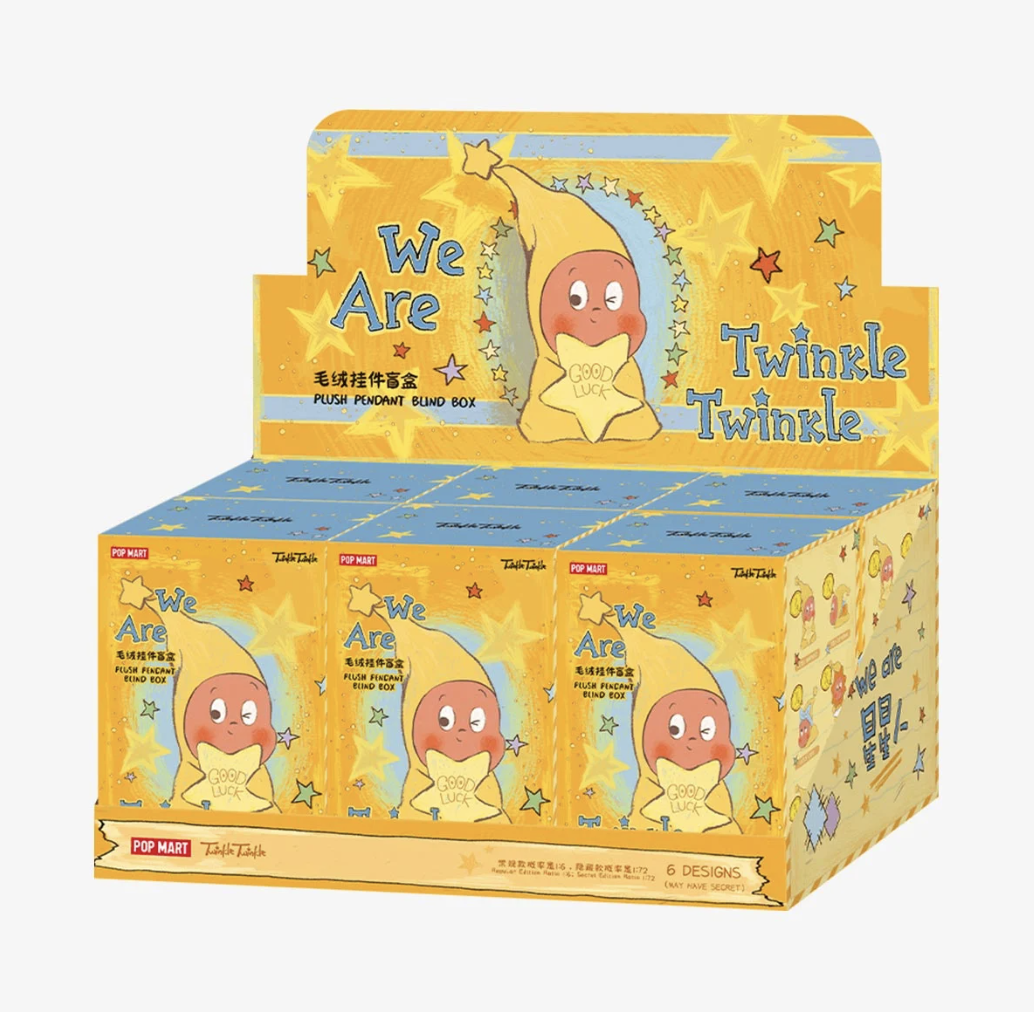 POP MART - We Are Twinkle Twinkle Series-Plush Pendant Blind Box - No return & refund & exchange - Resale