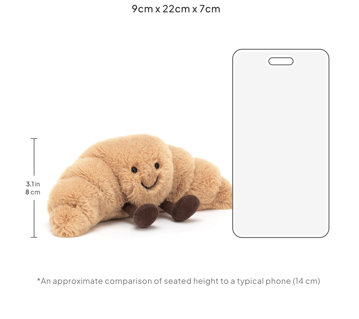 Jellycat Amuseables Croissant