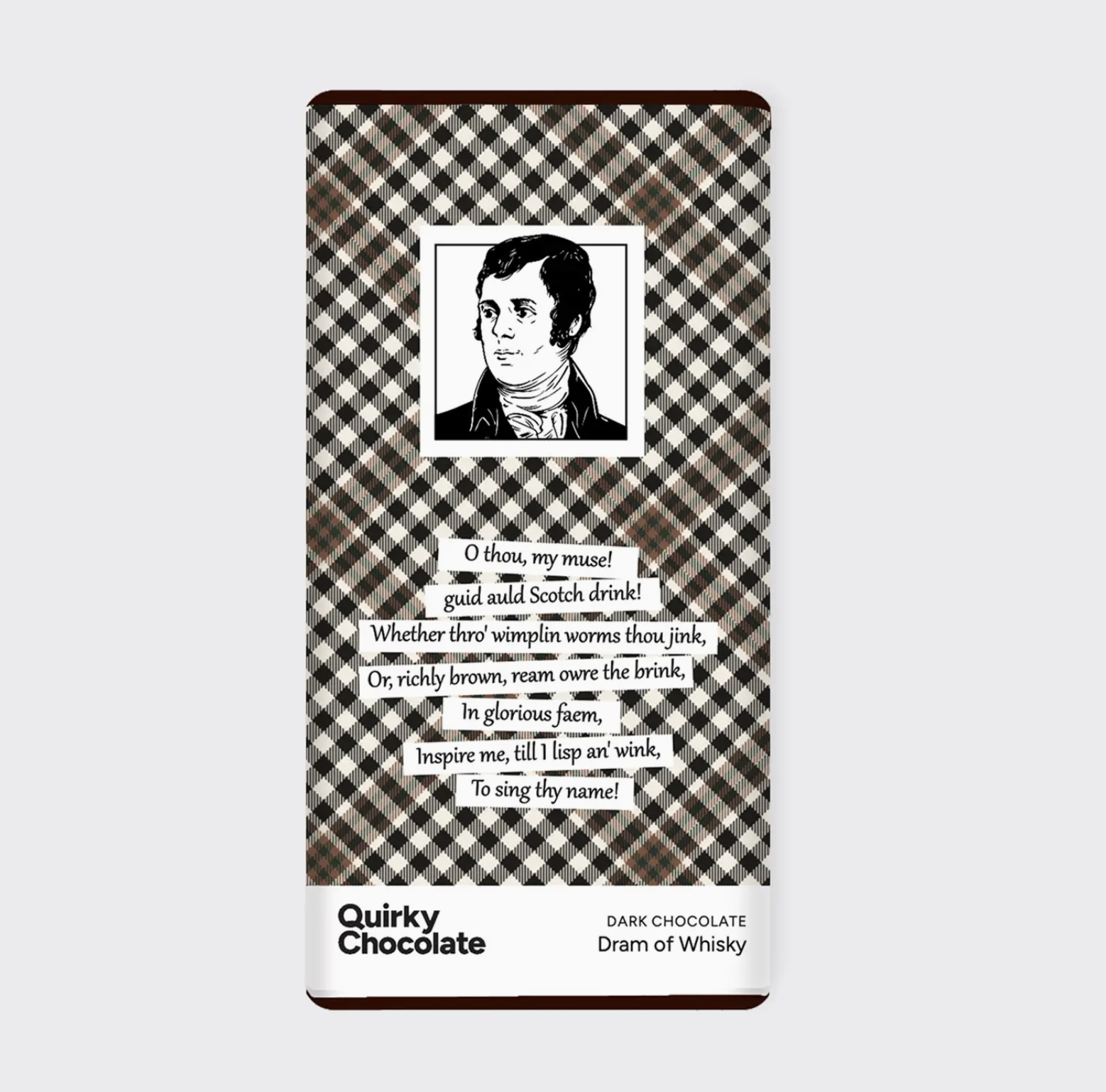 Robert Burns Whisky Chocolate Bar, 100g