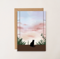 Thinking of You Cat Card