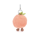 Jellycat Amuseables Peach Bag Charm