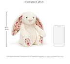 Jellycat Blossom Cream Bunny 'Berry'