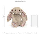 Jellycat Blossom Beige Bunny 'Petal' Original
