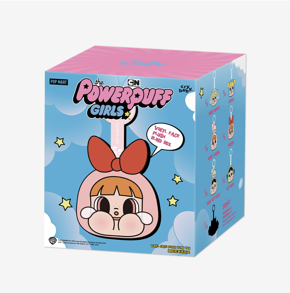 POP MART - CRYBABY - Powerpuff Girls Series - Vinyl Face Plush Blind Box - No return & refund & exchange - Resale